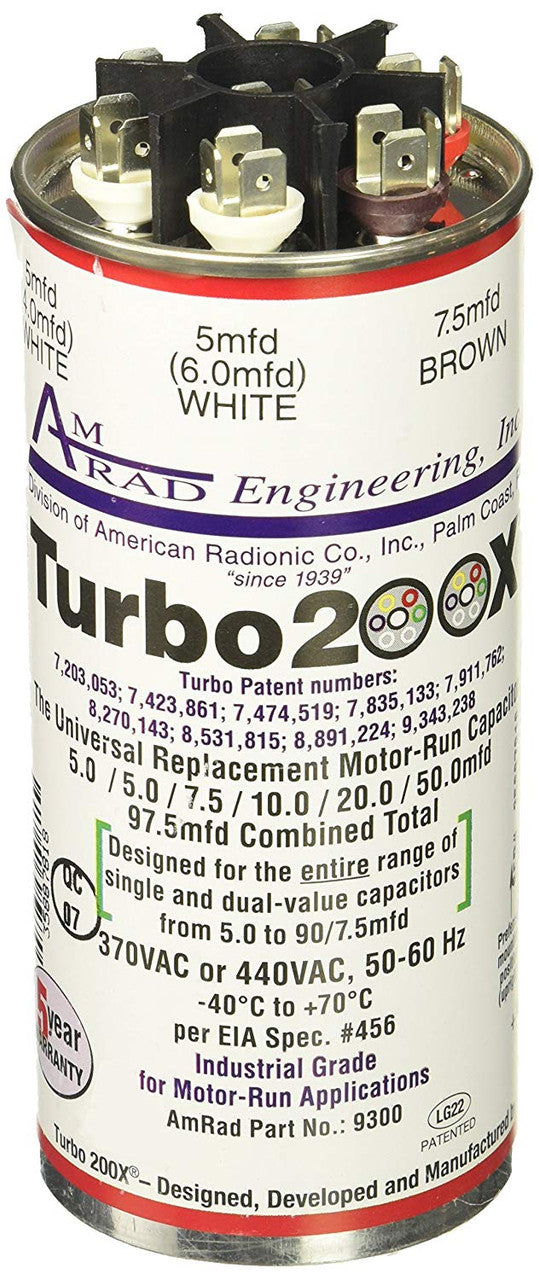 Turbo 200X 5/5/7.5/10/20/50MFD
