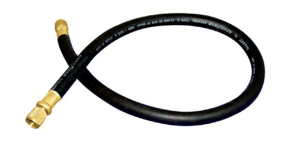 Mastercool 94160 60" x 3/8" Black Refrigerant Charging Hose