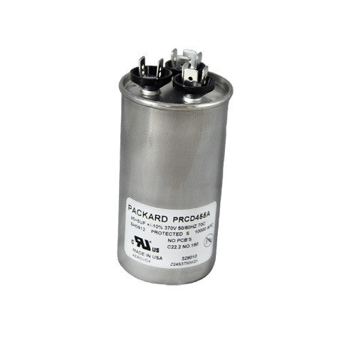 Capacitor Dual Round 50+3 MFD x 370 Volt