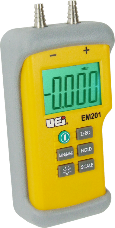 UEI EM201B Dual Digital Manometer Meter