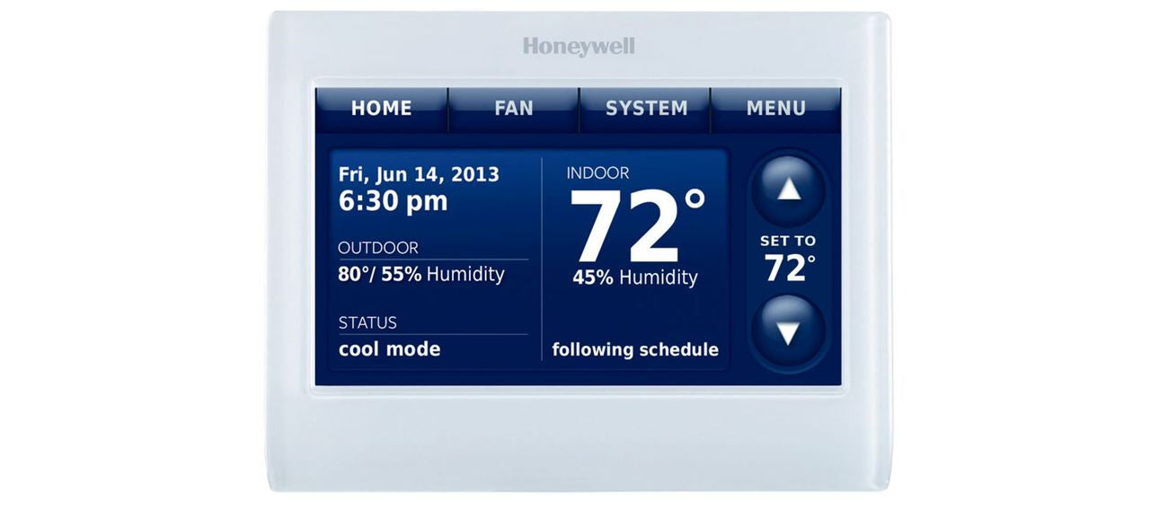 Honeywell THX9421R5021WW IAQ Color Touchscreen Thermostat