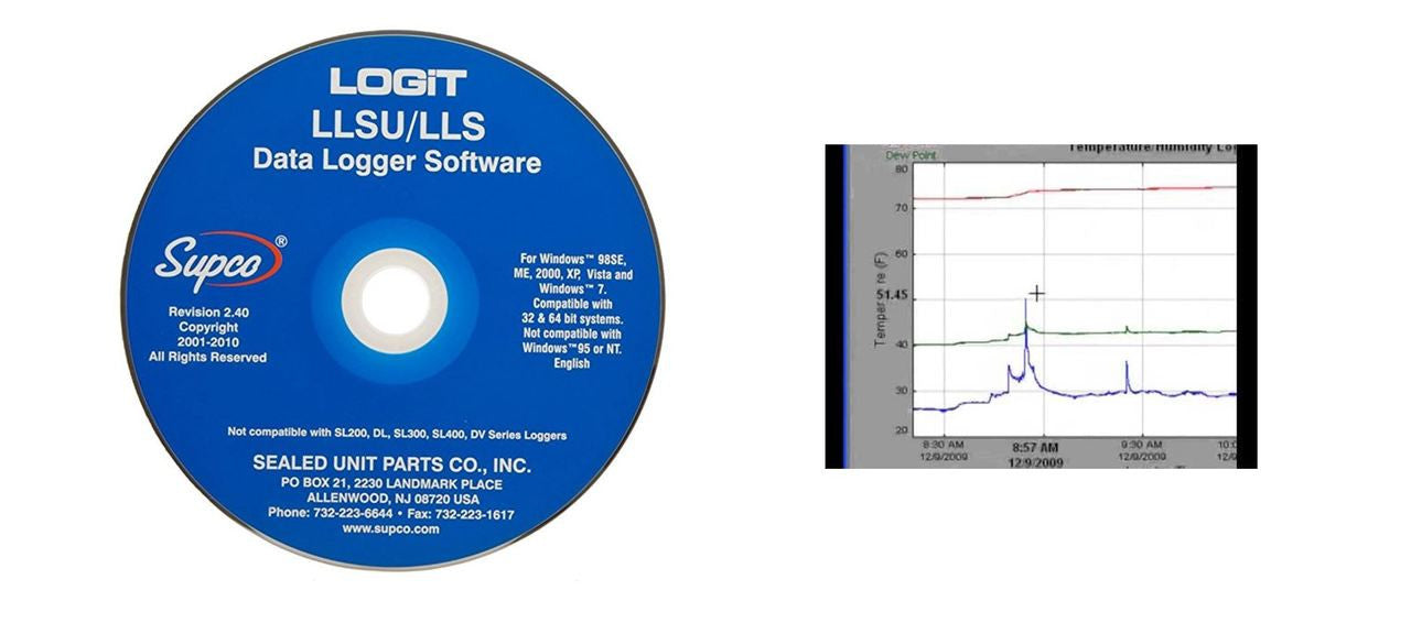 Supco LLSU LOGiT USB Logger Interface Software