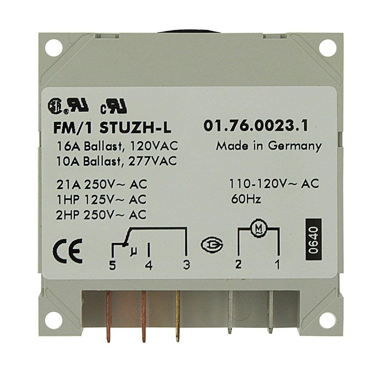 Grasslin FM1STUZH-120U Pool Time Clock 24hr 120V Timer with Override FM1 Series