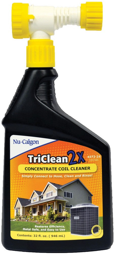 Nu-Calgon 4372-24 TriClean 2x Concentra Coil Cleaner w/Hose