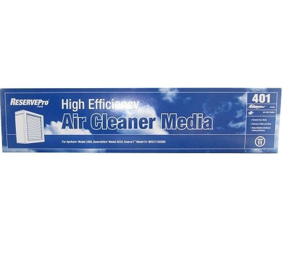 Replacement Aprilaire 401 SpaceGard 2400 Filter