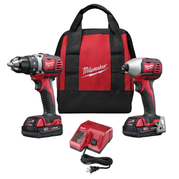 Milwaukee M18 Cordless LITHIUM-ION 2-Tool Combo Kit 2691-22