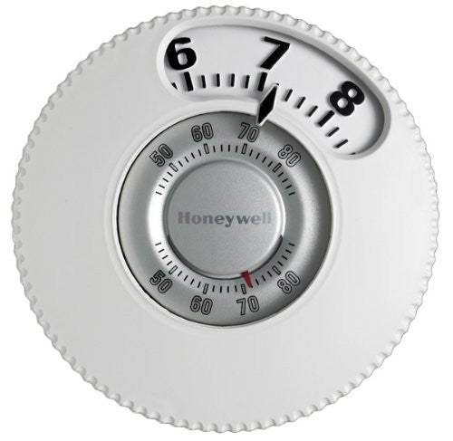 Honeywell T87N1026 1H/1C Round Non Prog Thermostat