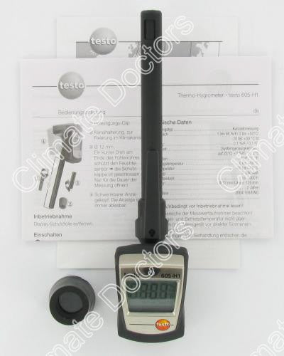 Testo 605-H1 Humidity Stick (RH/Temp/DewPoint) HVAC NEW
