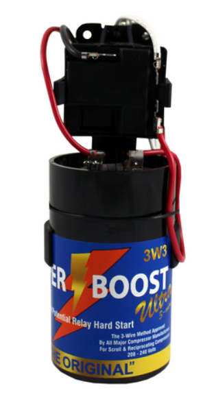 Supco 3W3 Hard Start Kit, 4 to 5 Tons Potential Relay Start Capacitor 208-240V, 35 Amps