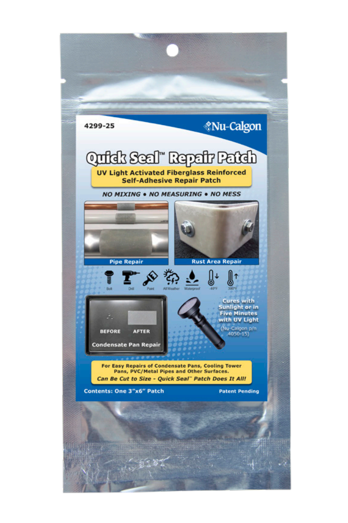Nu-Calgon 4299-25 Quick Seal Repair 3 in x 6 in Patch