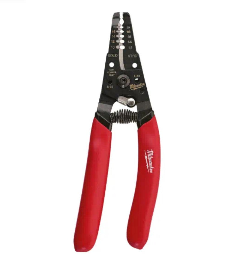 Milwaukee 7-1/8in Wire Stripper/Cutter for Solid & Stranded Wire 48-22-6109