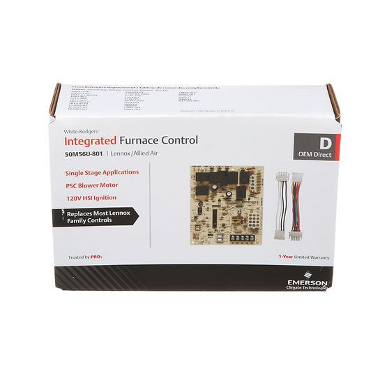 White Rodgers 50M56U-801 Integrated Furnace Control Direct OEM Replacement