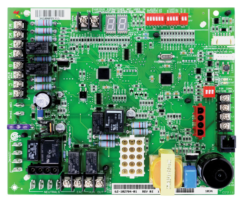 Rheem 62-102784-01 Integrated Furnace Control Board (IFC)