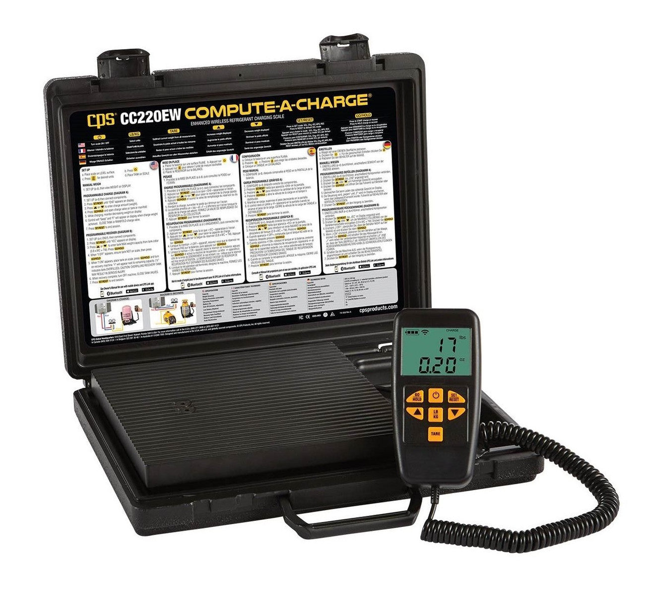 CPS CC220W COMPUTE-A-CHARGE Wireless Scale 220 lb