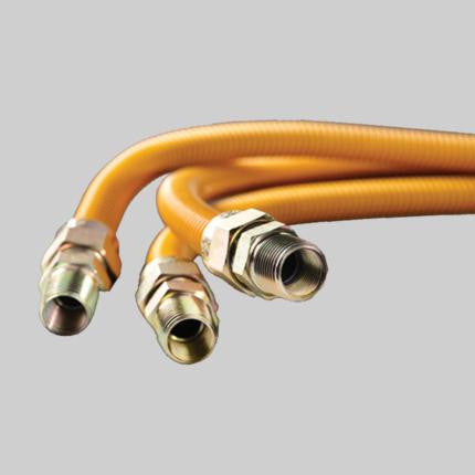 Gas Connector coated 18†X 5/8†OD x 1â„2ÃÆâ€