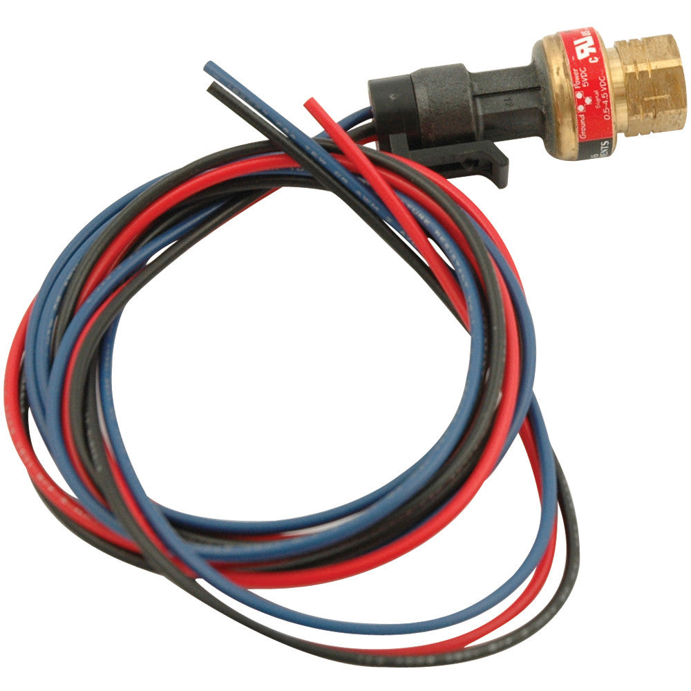 Pressure transducer with shrader deflator