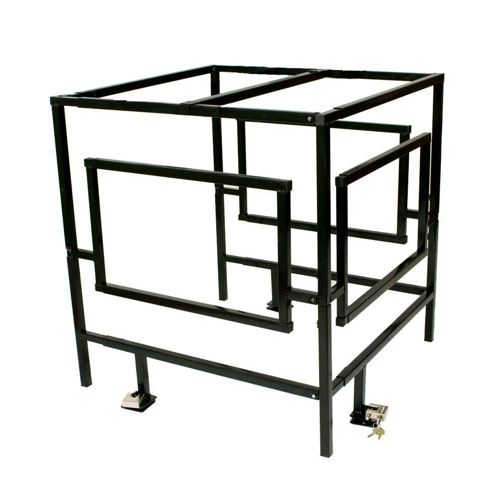 AC-Guard Condenser Adjustable Mega Security Cage with 2 Security Bars and 3 Locks