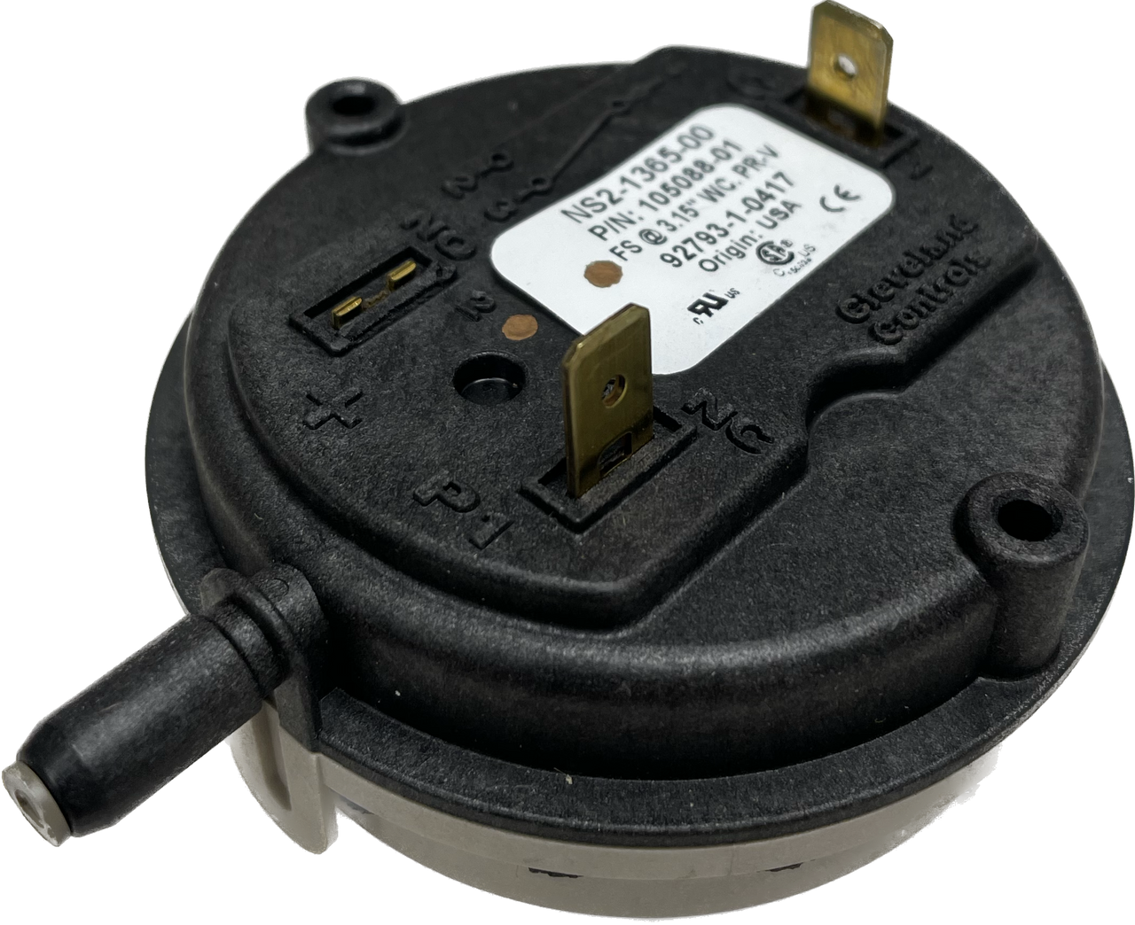Burnham 105857-01 flue/inlet switch