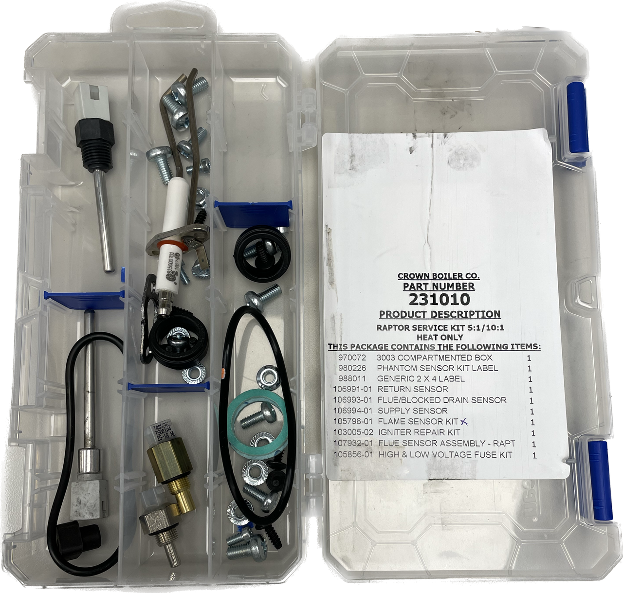 Crown Boiler Raptor RAPTOR SENSOR KIT 5:1/10:1 Heat only