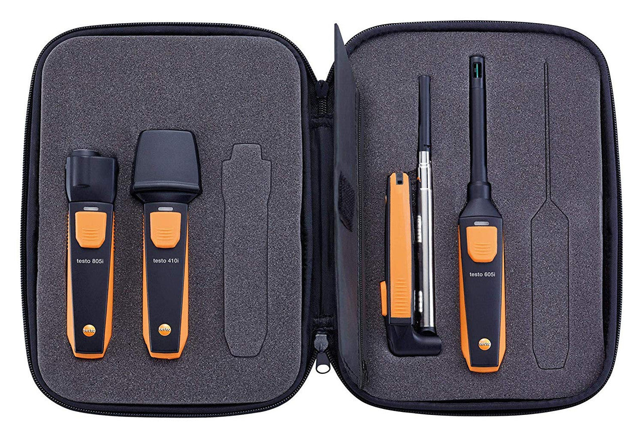 Testo Smart and Wireless Probe VAC Kit 405i 410i 605i 805i 0563 0003