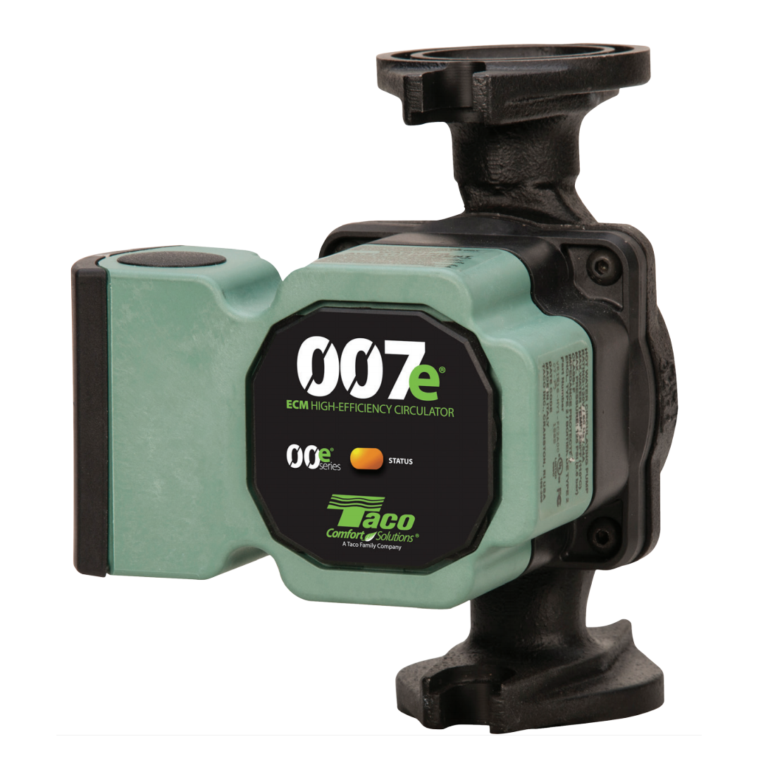 Taco 007e-2F2 ECM High-Efficiency Cast Iron Circulator w/ IFC, Standard Flange