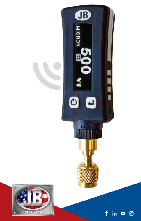 JB DV-22W Wireless VAC Gauge