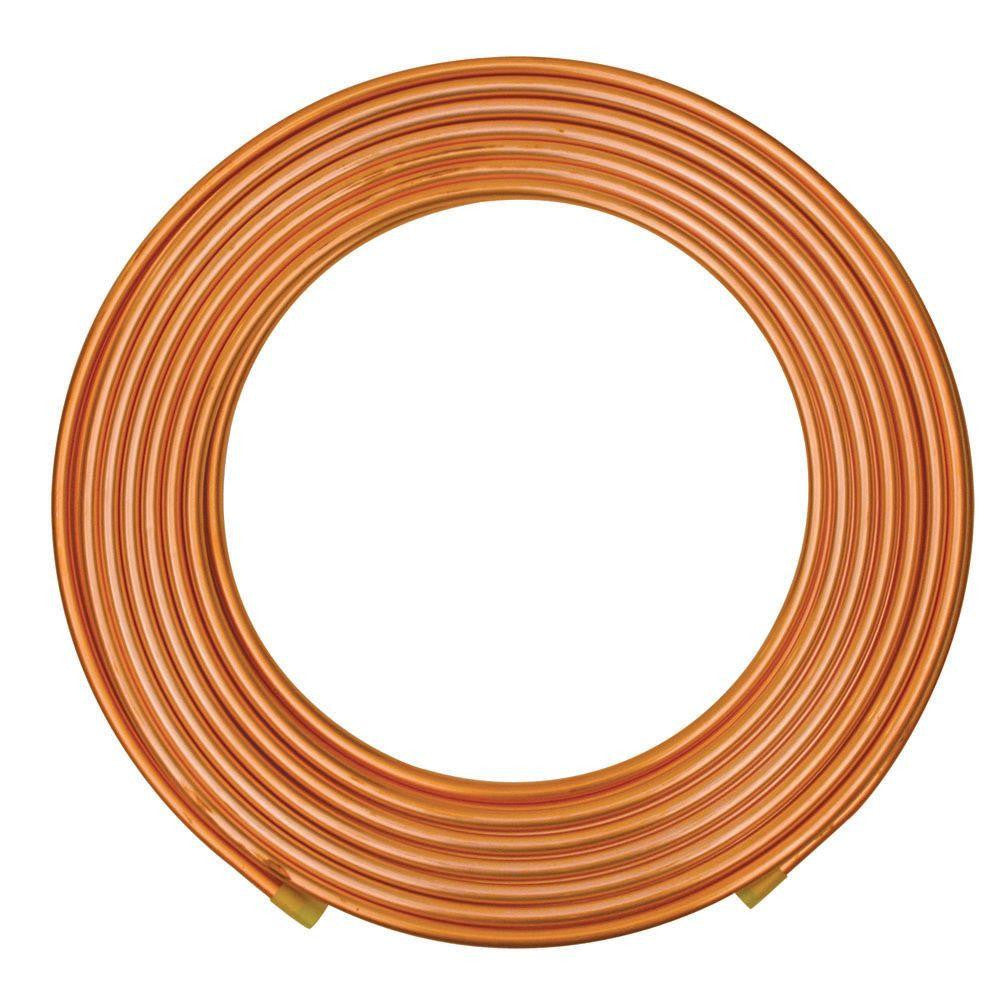 3/8 OD x 50 ft Refrigeration Soft Copper Tubing