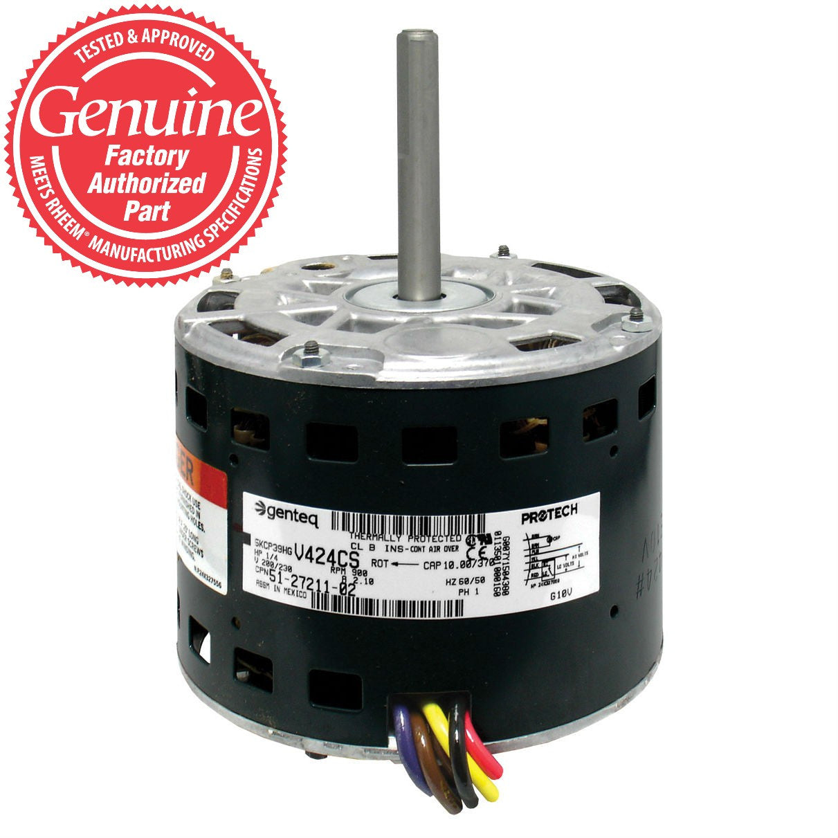 Blower Motor 1/4 HP 825 RPM 2 SPD 208-230/1/50-60