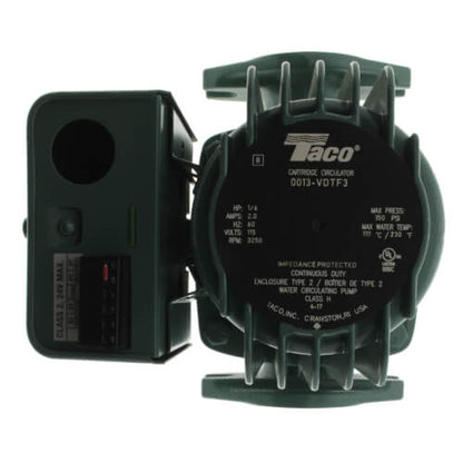 Taco 0010-VDTF3 Cast Iron Variable Speed, Delta T Circulator, 1/8 HP