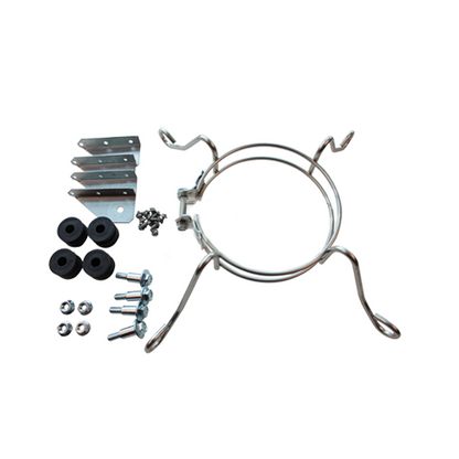 Replacement Rheem Adapter Belly Bands Applications: Rheem Blower Assemblies 
This kit allows the use of standard 5.5” blower motors (without Rheem mounting holes) in Rheem original equipment blower applications. 
• Welded 4-ring bracket 
• Anodized 