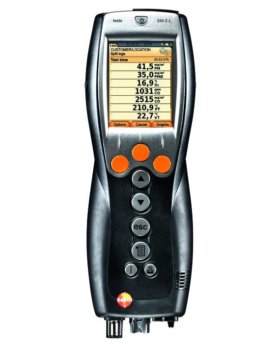 Testo 330-2 LL Combustion Analyzer Kit 400563 3372