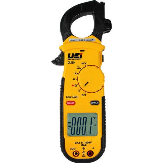 UEI DL469 True RMS Clamp Meter, AC 400 Amp