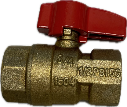 Charman 822 Gas Ball Valve 3/4 FXF