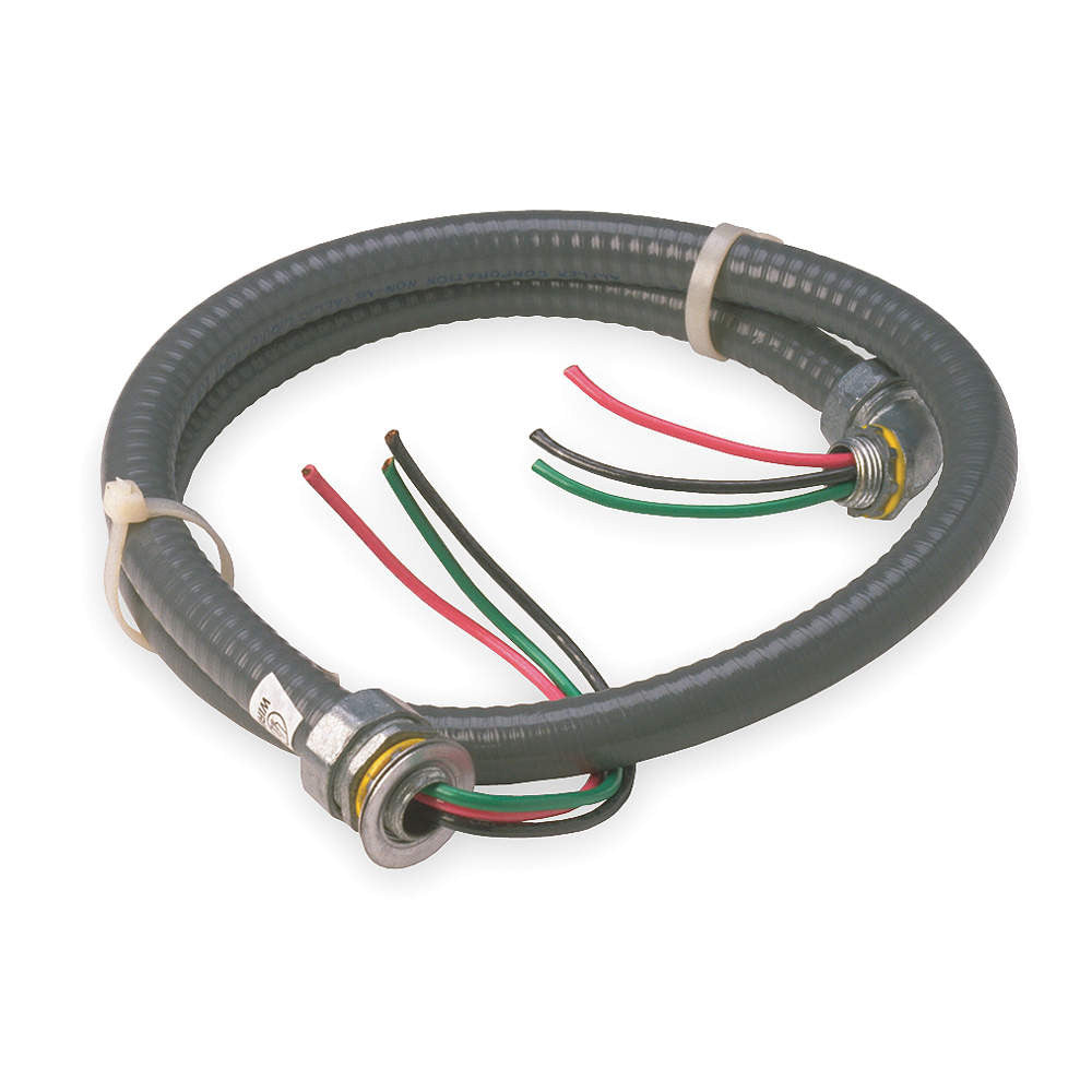 Diversitech 3/4" x 4' Electrical A/C Whip Metallic Connector
