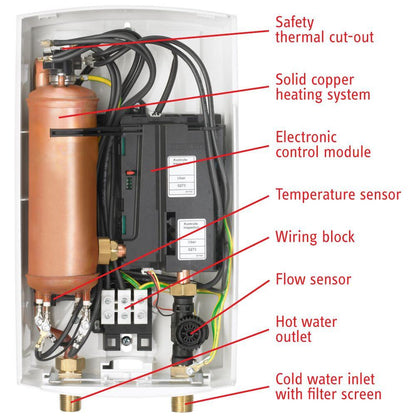 Stiebel Eltron DHC-E 12 Point of Use Tankless Electric Water Heater w/ Setpnt