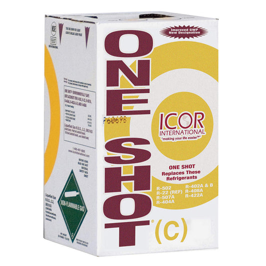 One Shot Refrigerant 24lb R-502 R-402A/B R-408A R-404A R-507