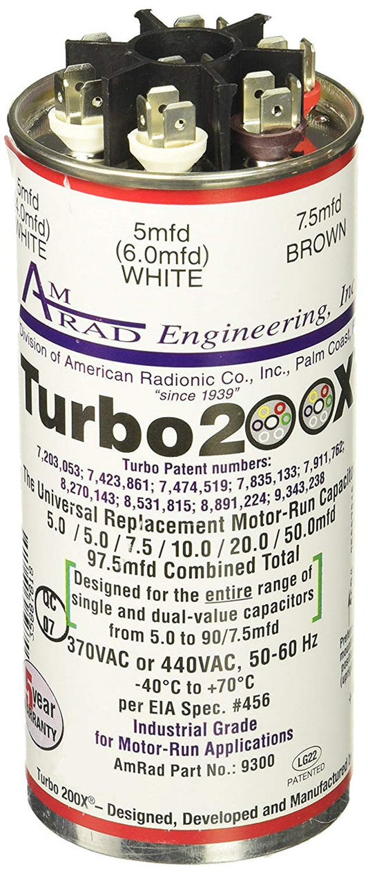 Turbo 200X 5/5/7.5/10/20/50MFD