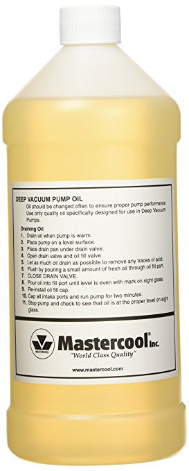 Mastercool 90032 Vacuum Pump Oil 32 oz Bottle