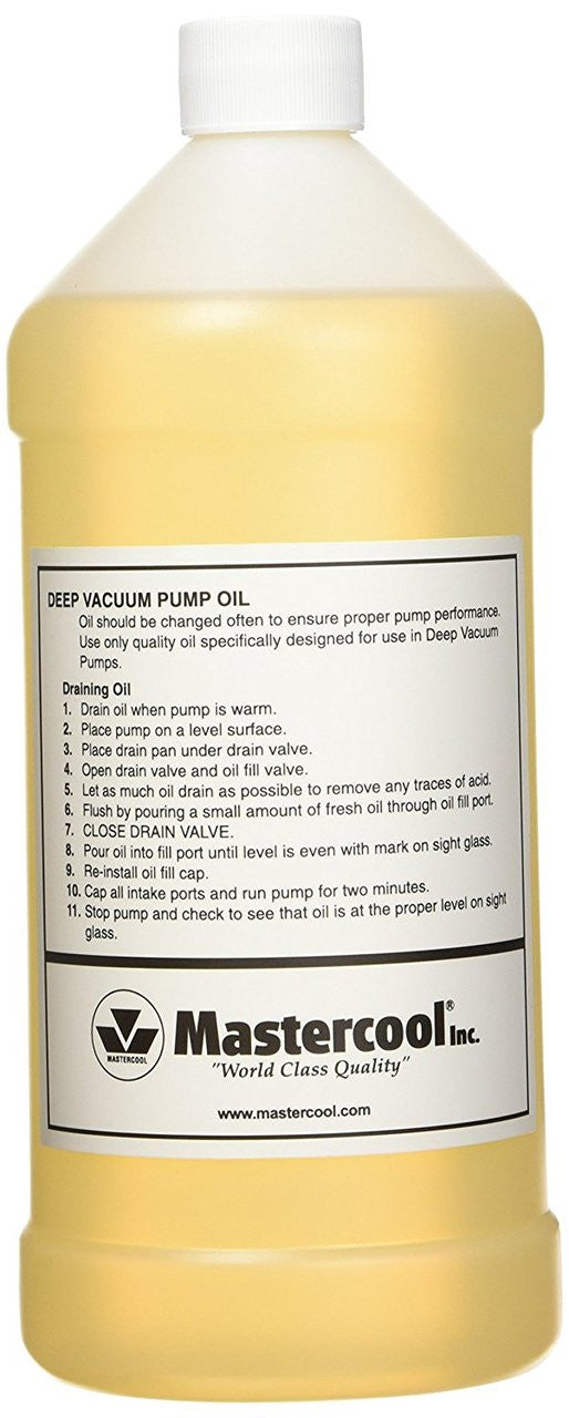 Mastercool 90032 Vacuum Pump Oil Case of 6 32 oz Bottle