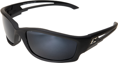 Edge Eyewear TSK21-G15-7 Kazbek Black Safety Glasses w/ Polarized G-15 Lens