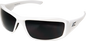 Edge Eyewear XB146 Brazeau White Safety Glasses w/ Smoke Lens