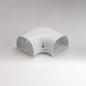Fortress 84011 LK92W 92mm 3.5 in 90 Deg Flat Elbow White