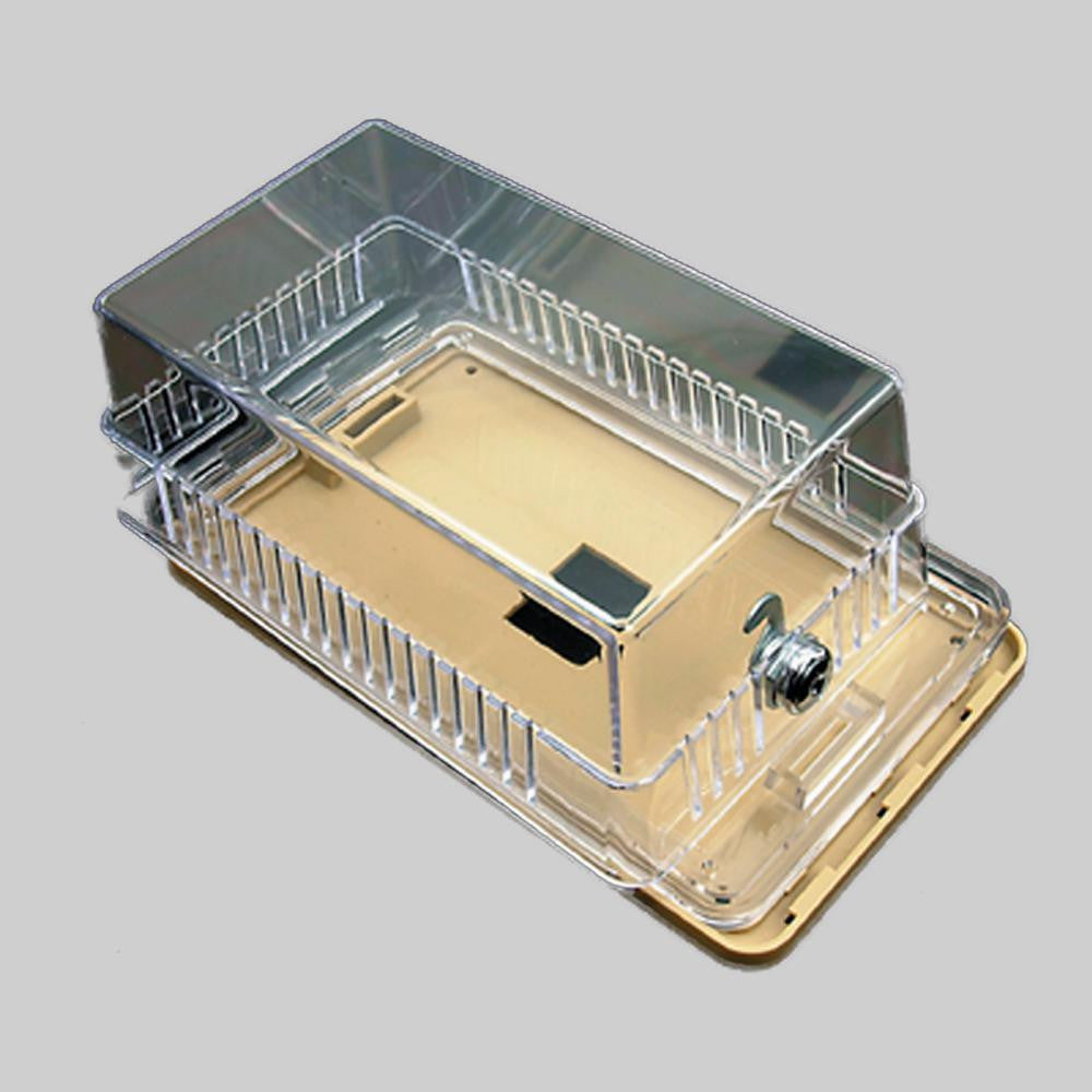 DiversiTech 585-TG Plastic Thermostat Guards Clear w/2 Bases