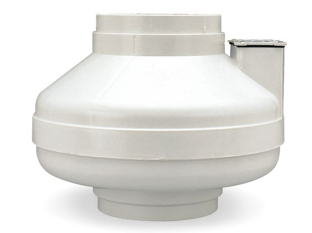 Fantech FR100 4 Inch Inline Centrifugal Fan - 122 CFM
