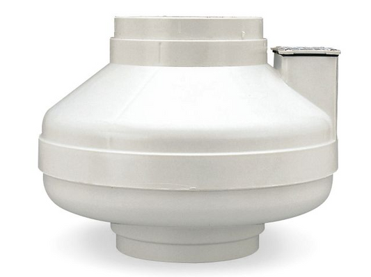 Fantech FR100 4 Inch Inline Centrifugal Fan - 122 CFM