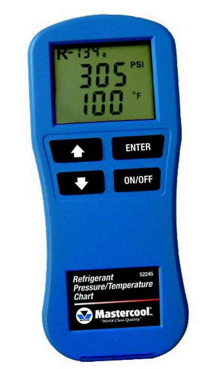 Mastercool 52245 Digital Pressure/Temperature Chart