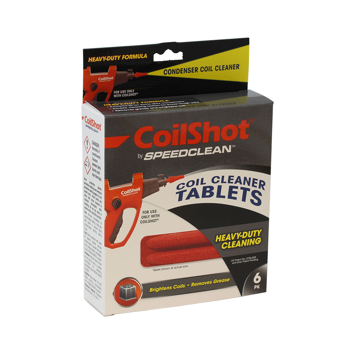 SpeedClean SC-CS-TABS-HD Heavy Duty Coilshot Tablet 6 pack