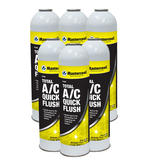Mastercool 91050-6 17.6 oz Can Total A/C Quick Flush 6 Pack