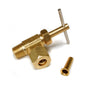 Dial 9439 Angle Needle Valve 1/4 x 1/2 Inch w/ Poly Tube