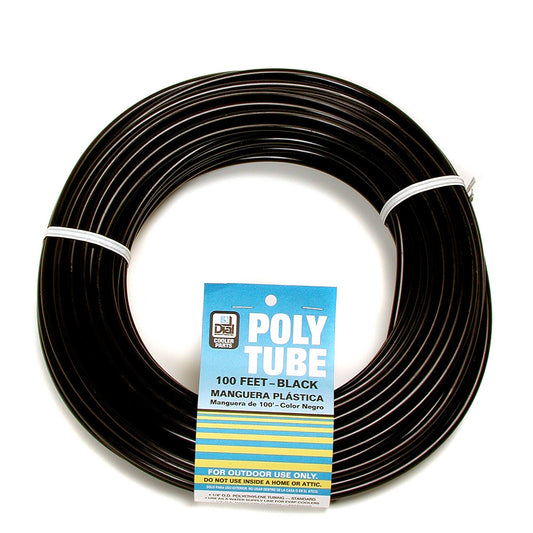 Dial 4321 1/4 in OD x 100 ft Black Poly Water Tubing